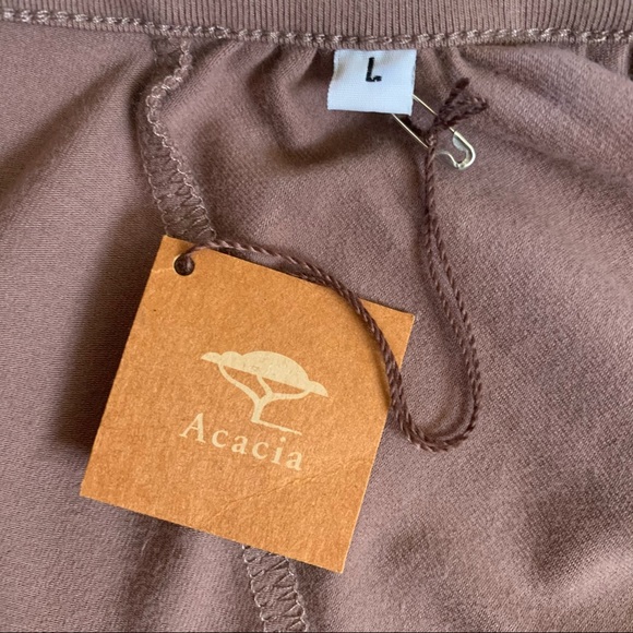 ACACIA LOUNGING BROWN/ MAUVE COTTON DRESS - Picture 7 of 9